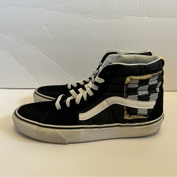 Rare Vans Sk8-Hi Mixed Quilting Core, Blue/Yellow Tongue 1966, Men 8, Women 9.5 - Picture 5 of 9